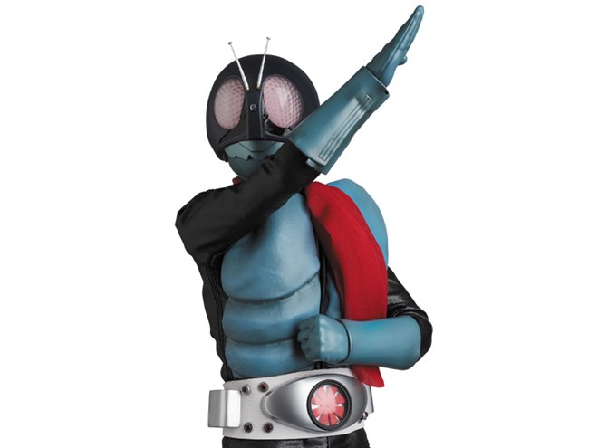 仮面ライダー旧1号＆サイクロン号究極版セット」マスクパーツと差替え