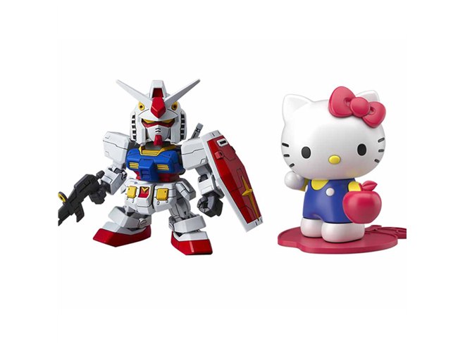 バンダイ、RX-78-2 ガンダム＆ハローキティのプラモ2体セット - 価格.com