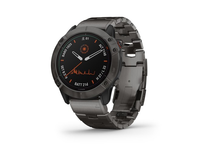 ガーミン、ソーラー充電機能を新搭載したGPSウォッチ「fenix6X Pro