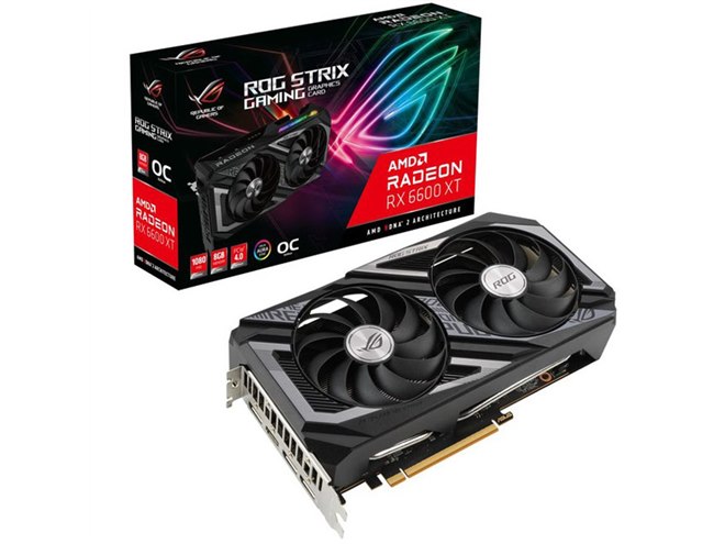 ASUS、デュアルファン採用の「Radeon RX 6600 XT」ビデオカード2種