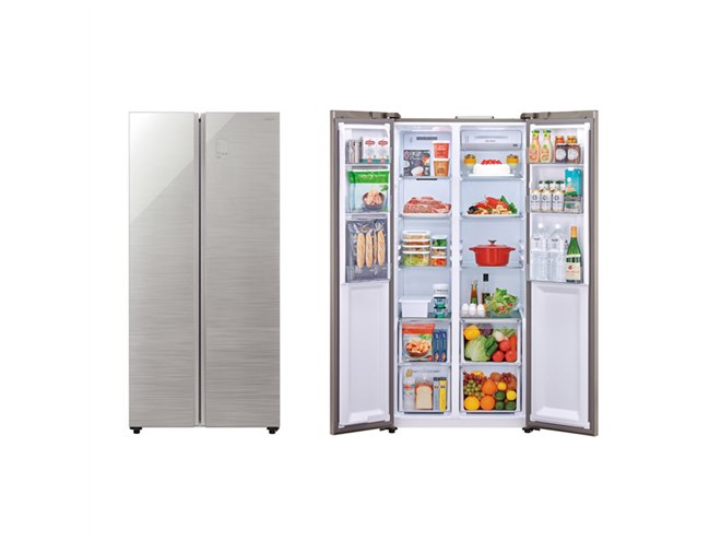 AQUA、庫内を縦に2分割した「Side by Side」採用の475L冷凍冷蔵庫