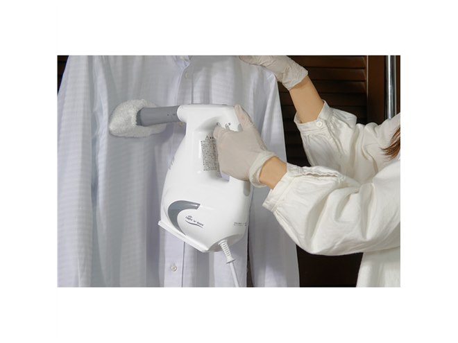 160度の高温スチームを生成するハンディスチームクリーナー「SteamGo