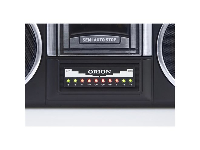 80年代デザインながらBluetooth対応、ORION「ステレオラジオカセット