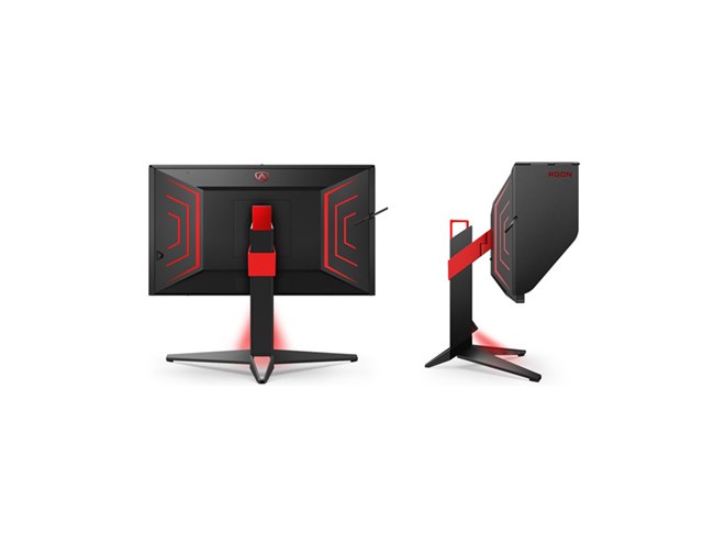 AOC、最大280Hzの高速リフレッシュレートに対応する競技用ゲーミング