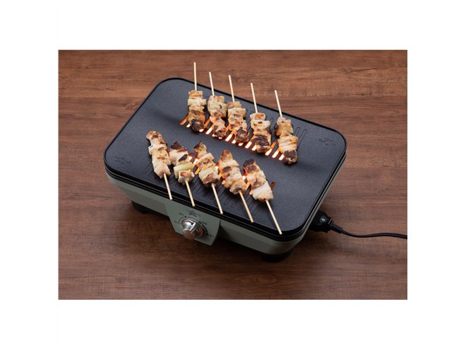 Aladdin、七輪をイメージした「グラファイト ミニグリラー」18,700円