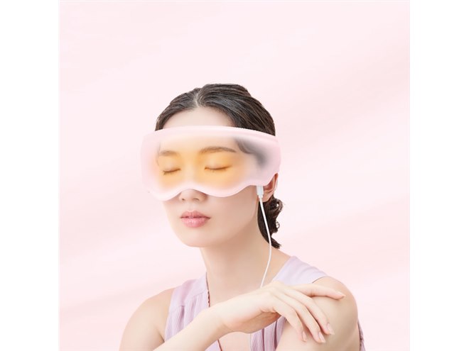 目と耳を温める、EMS搭載ホットアイマスク「ルルドボーテ めめホット