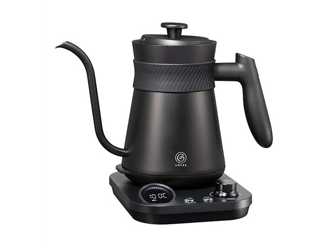 Cores、注ぎやすい電気ケトル「フリータイムケトル C380」を本日5月1日