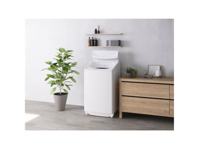 東芝、「抗菌ウルトラファインバブル洗浄W」搭載のコンパクトなタテ型