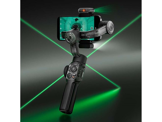 ZHIYUN、スマホ専用ジンバルのフラッグシップ「SMOOTH 5S AI」 - 価格.com