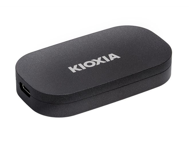 キオクシア、軽量42gのアルミ製筐体を採用したポータブルSSD「EXCERIA