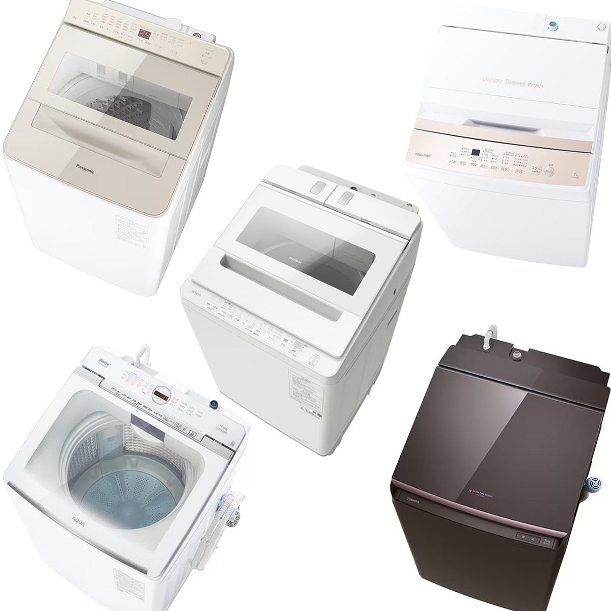 大幅値下がりの高コスパな縦型洗濯機おすすめ11選！ メーカーの特徴と