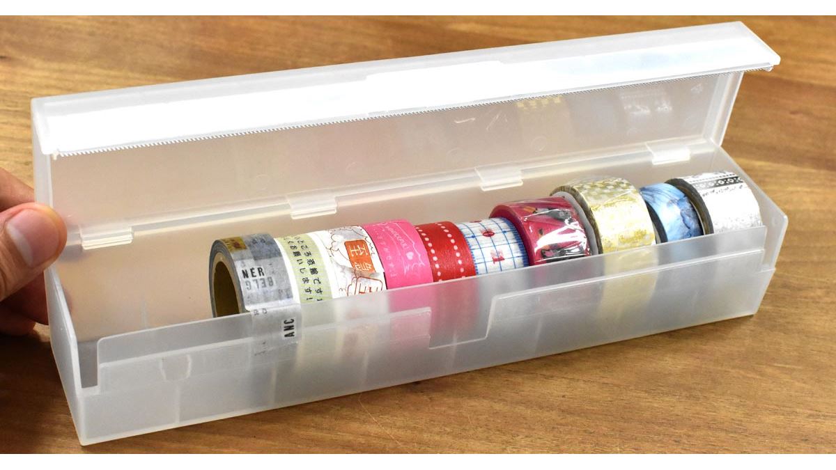 無印良品のラップケースが実は「マスキングテープ」収納に最適だった
