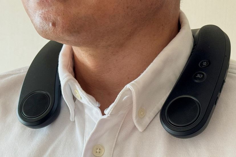 シャープのネックスピーカー「AN-SX8」は立体音響/サラウンドの表現力