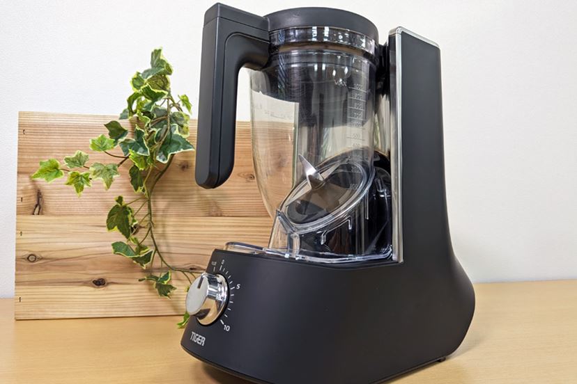 斜め45度の刃を搭載した斜め型ミキサー「TIGER EDGE」の実力を見てきた