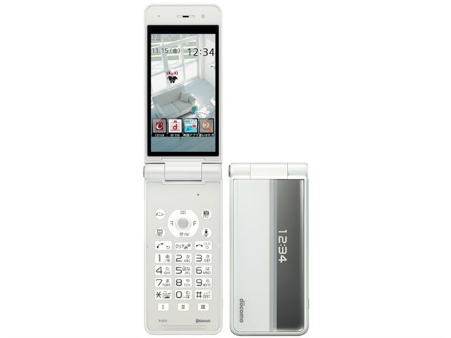 docomo P-01F [ホワイト]の製品画像 - 価格.com