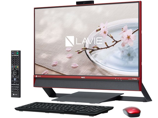 LAVIE Desk All-in-one DA770/DAR PC-DA770DAR [クランベリーレッド]の