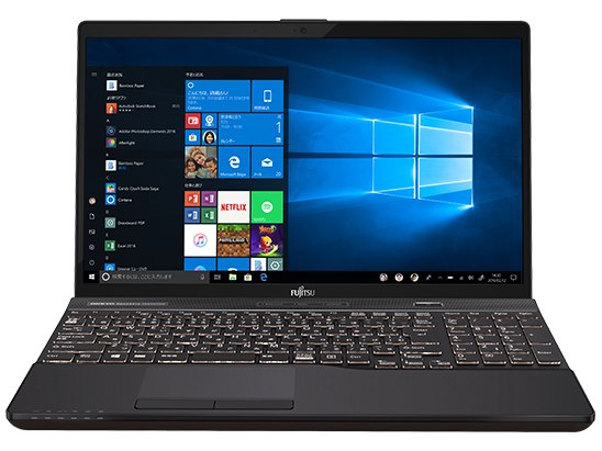 FMV LIFEBOOK AH53/D1 FMVA53D1B [ブライトブラック]の製品画像 - 価格.com