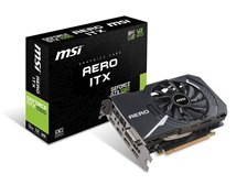 MSI GTX 1060 AERO ITX 3G OC [PCIExp 3GB] 価格比較 - 価格.com