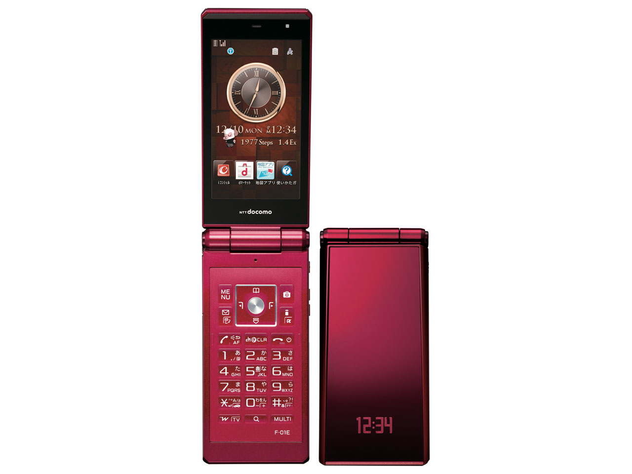 富士通 docomo STYLE series F-01E [Red] 価格比較 - 価格.com
