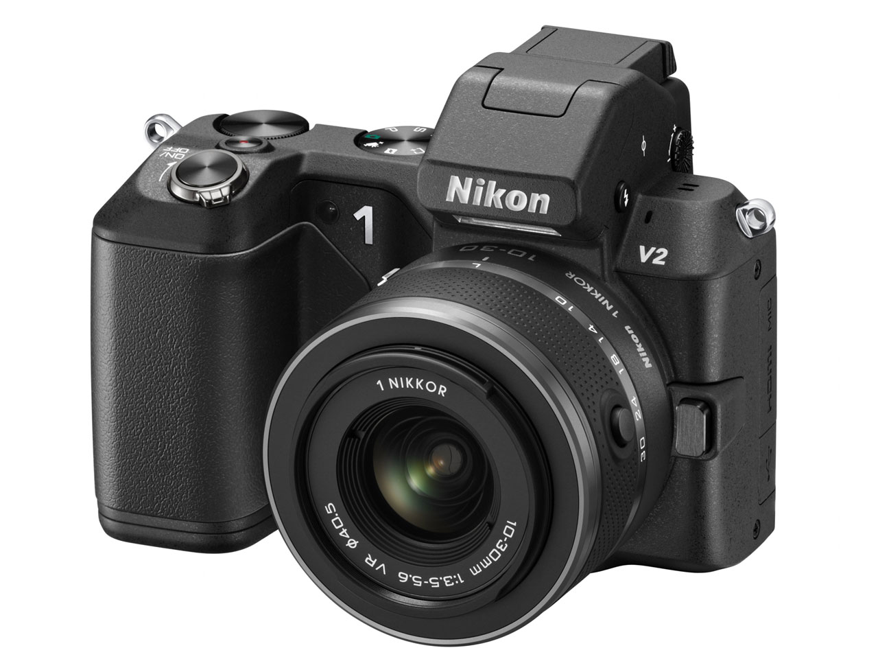 ニコン Nikon 1 V2 標準ズームレンズキット [ブラック] 価格比較