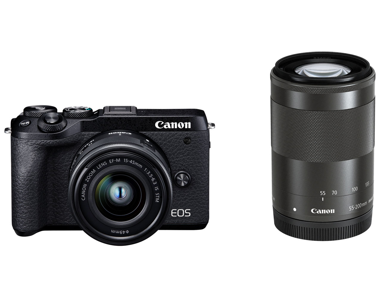 CANON EOS M6 Mark II ダブルズームキット [ブラック] 価格比較 - 価格.com