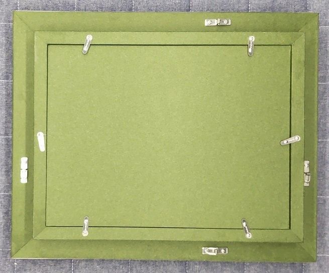 ルイ14世 銀 F0号 180×140mm 油彩額縁 (f0) 木製(南洋材) アクリル板