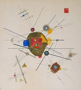 カンディンスキー【Composition III】コンポジション3 - 手描き 絵画