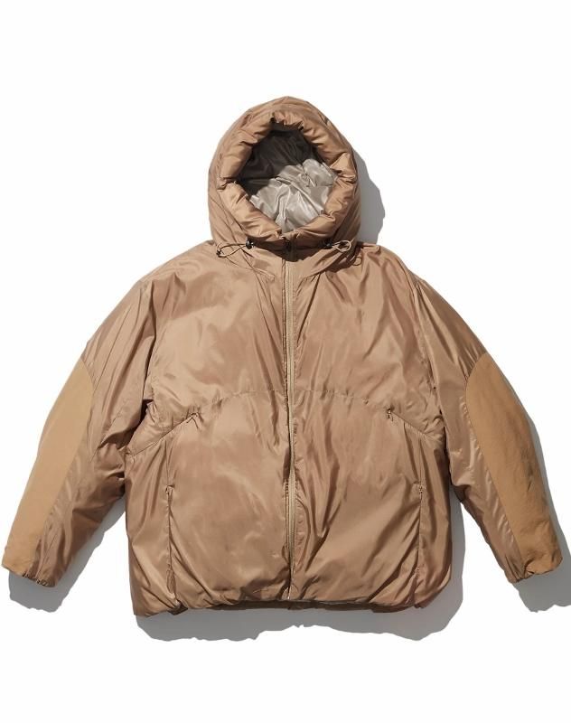 SandWaterr ORGANIZED HOODED PUFF BLOUSON | ベージュ - セレクト