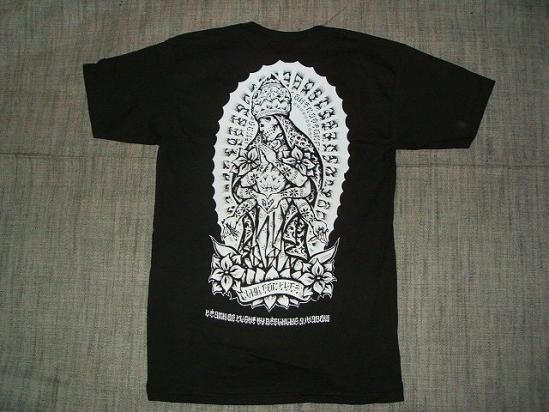 SHINGANIST USUGROW ウスグロウデザインTシャツ INK FOR LIFE 黒