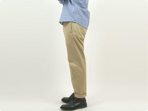 YAECA チノパン スタンダード KHAKI 〔メンズ〕 YAECA通販・取扱い