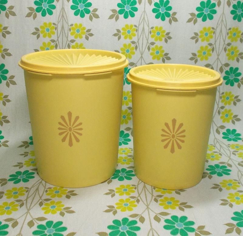 オールドタッパーウェア マキシデコレーター2個セット（クリーム