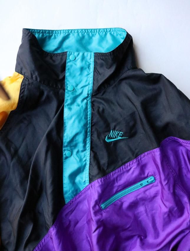 90s NIKE AIR FLIGHT NYLON JACKET SIZE L - MATIN, VINTAGE