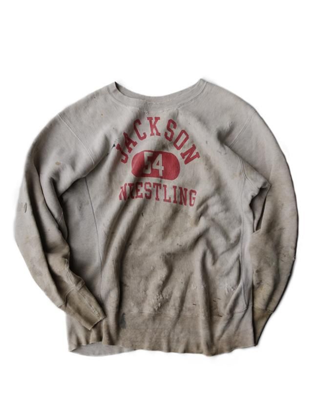 60s CHAMPION REVERSE WEAVE JACKSON WRESTLING WATER PRINT SIZE L