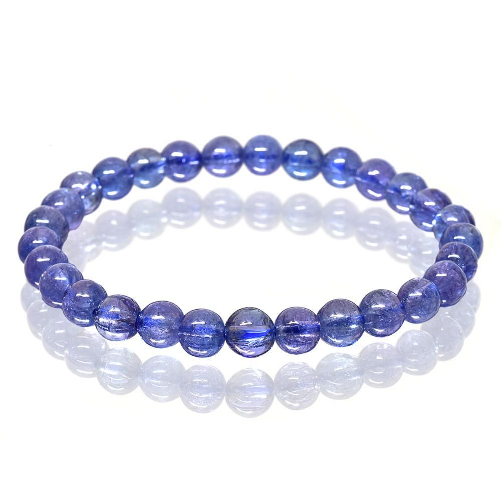 高品質] タンザナイト ブレスレット 7mm #MF517 - プレミアム天然石
