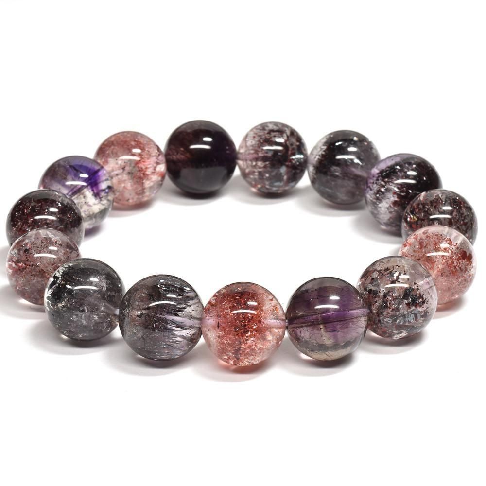 放射ルチルクォーツ ブレスレット 7mm #RE165 - プレミアム天然石専門