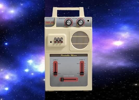 電池で使える、ポータブルDJミキサー/ポータブルDJセット/ポータブルDJ