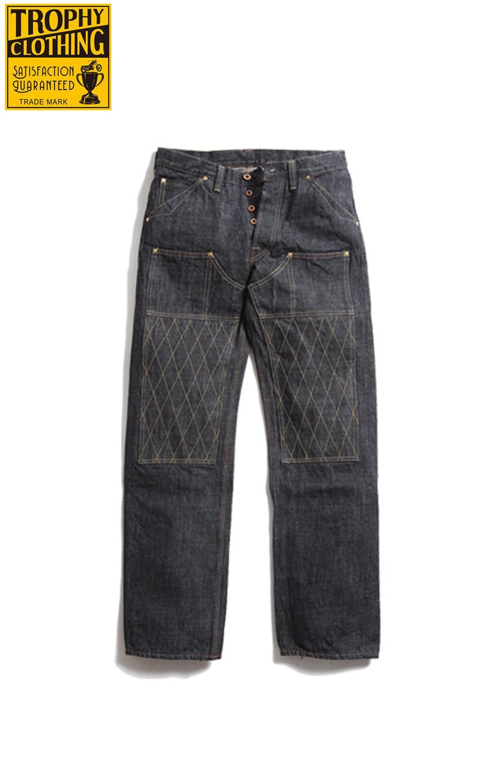 TROPHY CLOTHING(トロフィークロージング) ダブルニーデニム W KNEE