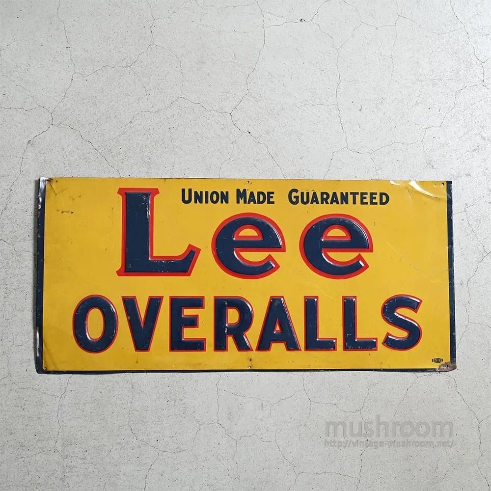 Lee OVERALLS ADVERTISING SIGN（Around 1930'S-1940'S） - 古着屋