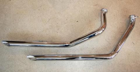 ドラッグパイプマフラー ショベル FX 1-3/4