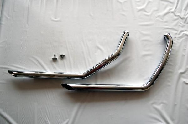 ドラッグパイプマフラー 1-3/4インチ FXD 91- - KMFモーターサイクルズ