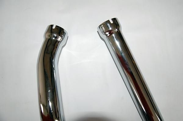 ドラッグパイプマフラー パンヘッド 1-3/4インチ - KMFモーターサイクルズ