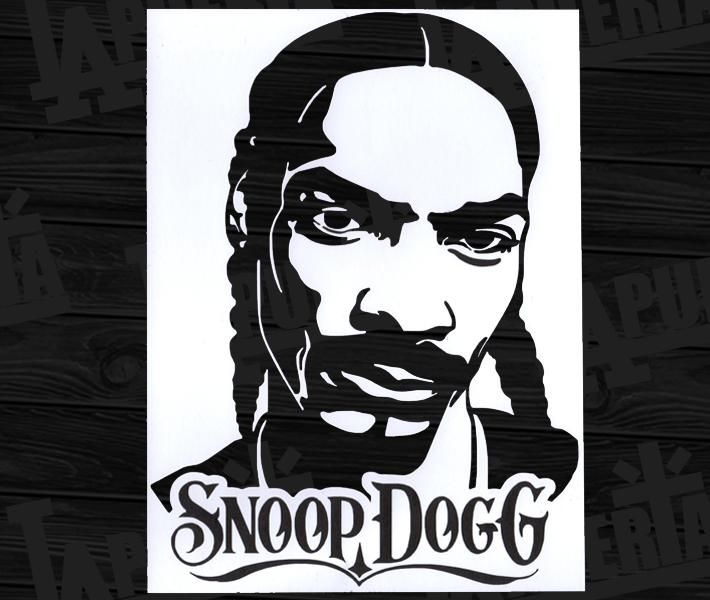 SNOOP DOGG【カッティング ステッカー】WHITE - 【LA PUERTA】大阪