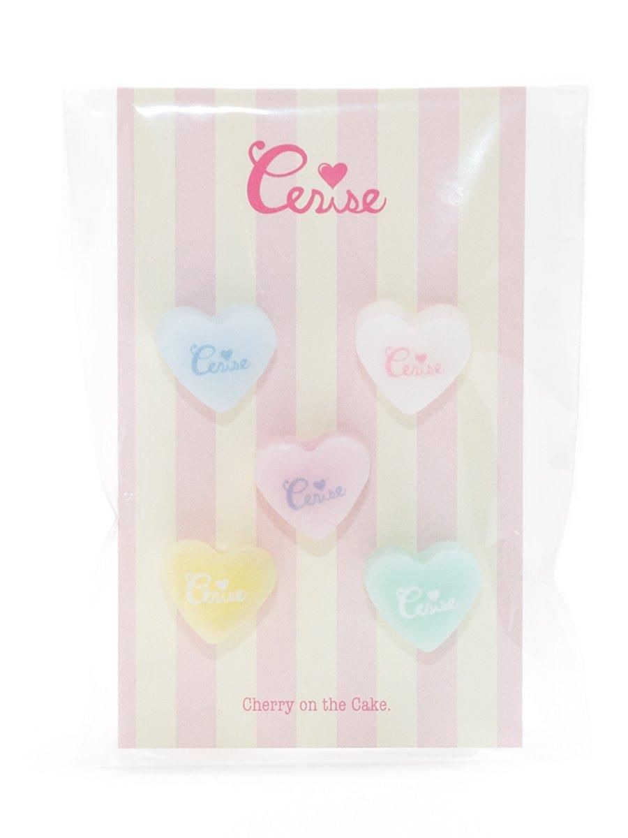 Smile me | ミニハートキャンディキャンドルセット - Cerise Web Store
