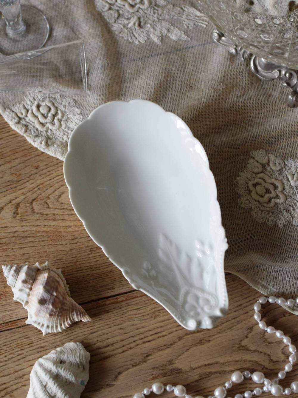 フランスアンティーク食器 シェル型ラヴィエ ロカイユ