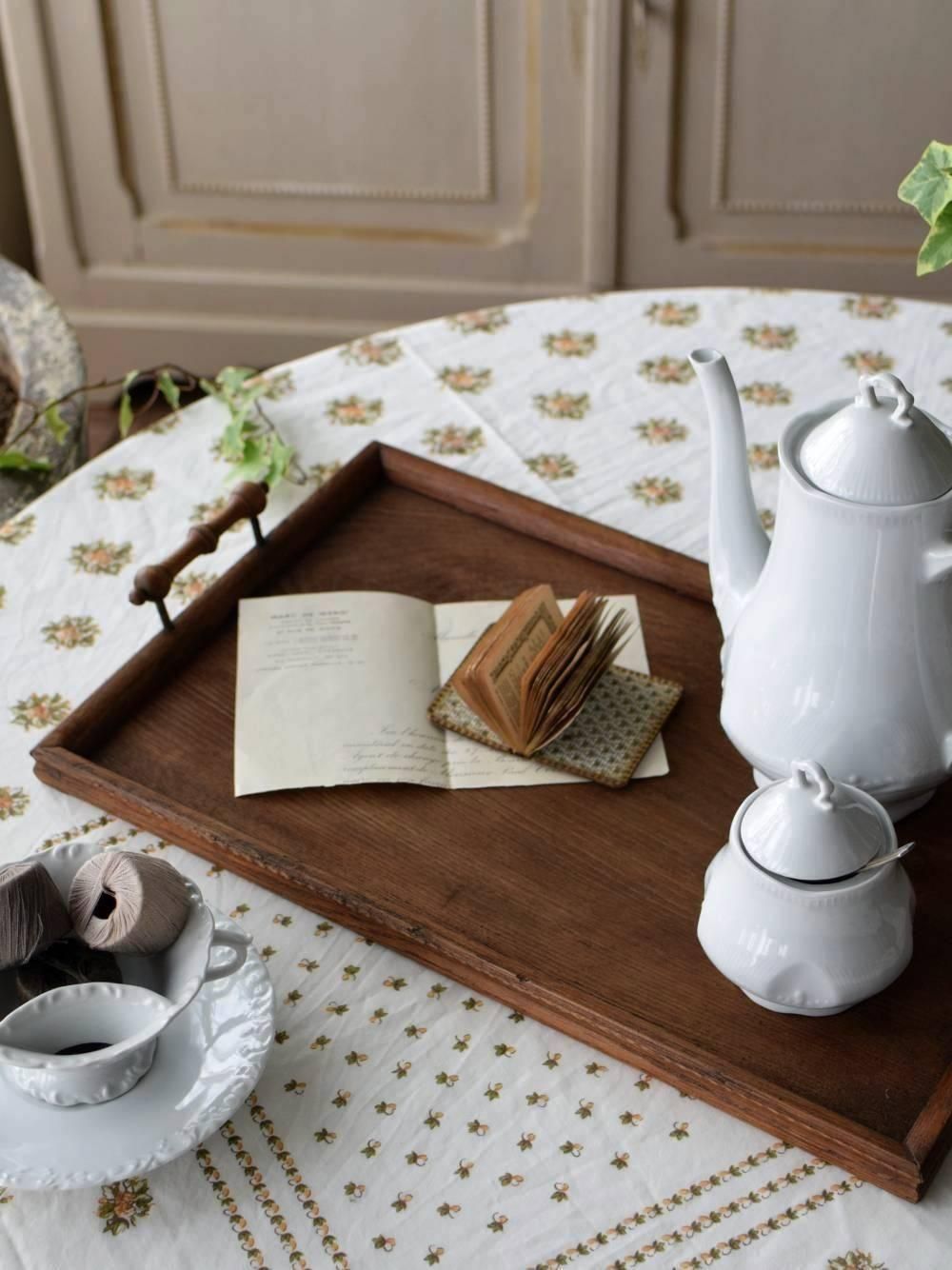 木製トレイ.7 フランス トレー ヴィンテージ雑貨 ディスプレイ お盆