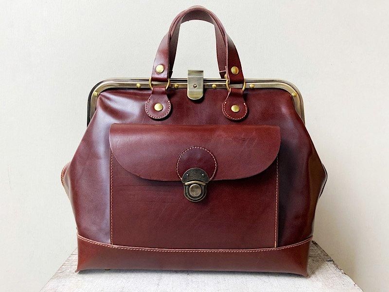 ドクターズバッグ | 本革レトロ - handmade order leathers KALEIDOSCOPE