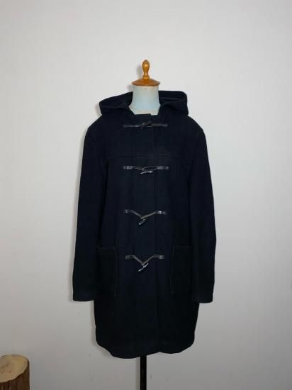 90s “Montgomery By Tibbett” Black Duffle Coat - DESPERATE LIVING