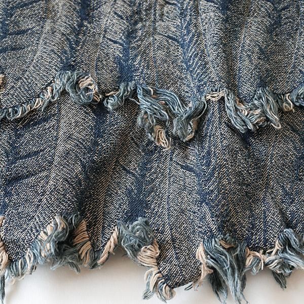 KAPITAL - 12ozフェザーデニム BOOK BAG - BLUE NEON