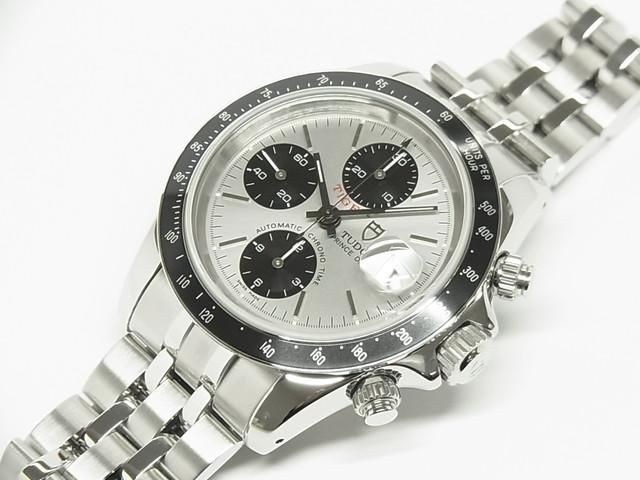 チュードル/チューダー クロノタイム・TIGER シルバー×ブラック 79260P