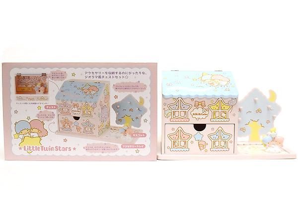 LittleTwinStars リトルツインスターズ キキララ ジオラマ風チェスト